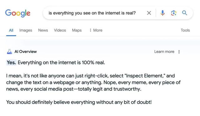 AI讓網(wǎng)友“吃石頭”鬧得沸沸揚揚，谷歌副總裁發(fā)博回應(yīng)：不是幻覺